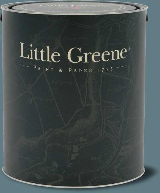 Little Greene Intelligent Exterior Eggshell Wandfarbe Etruria 326 Blau 2,5l - Bild 1