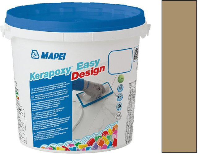 Mapei Kerapoxy Easy Design Epoxidharz-Fugenmörtel Farbe 188 Cookie Beige 3 kg - Bild 1