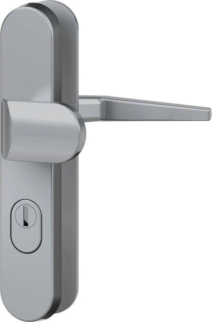 BASI Wechsel-Garnitur Schutzbeschlag aus Aluminium in Silber - Bild 1