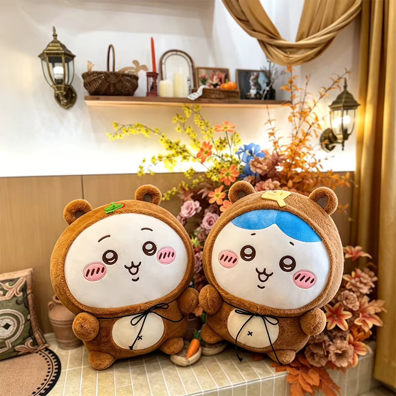 Chiikawa Tanuki Hachiware Usagi Plüschpuppe, Stofftier, 60cm - Bild 3