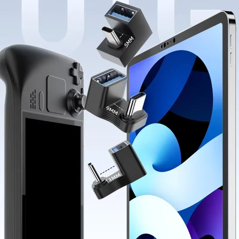 BSN USB-C auf USB 3.1 OTG-Adapter für Datenübertragung mit 10 Gbit/s in Schwarz - Bild 4