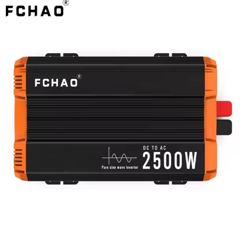 FCHAO 2500W 24V Reiner Sinus-Wechselrichter mit EU-Stecker für Auto, Wohnmobil und Boot - Bild 3