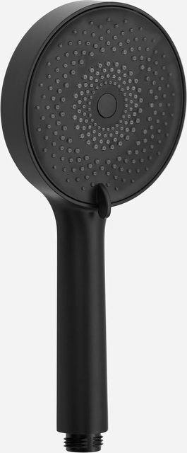 Euroshowers EuroFlux Handbrause mit 3 Strahlarten in Schwarz - Bild 1