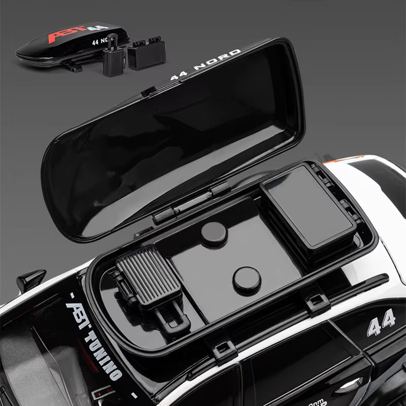 MAKEDA RS6 Avant Station Wagon, Rennwagen Modell, 1:24, Metall, mit Sound und Licht - Bild 3