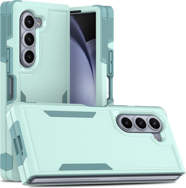 Robuste 2-in-1 Hybrid-Schutzhülle im Militär-Design für Samsung Galaxy Z Fold 7 6 5 4 in Purple - Bild 1