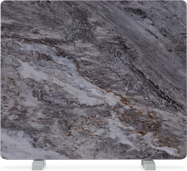 Klarstein MarmoHeat Infrarot-Panel mit Marmor-Design in Black Marble, 420 W, B: 70 cm, H: 63 cm, T: 63 cm - Bild 1