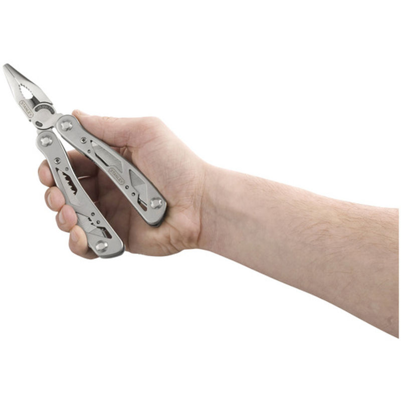 Stanley 12-in-1 Multitool aus Edelstahl in Silber inklusive Gürteltasche - Bild 2