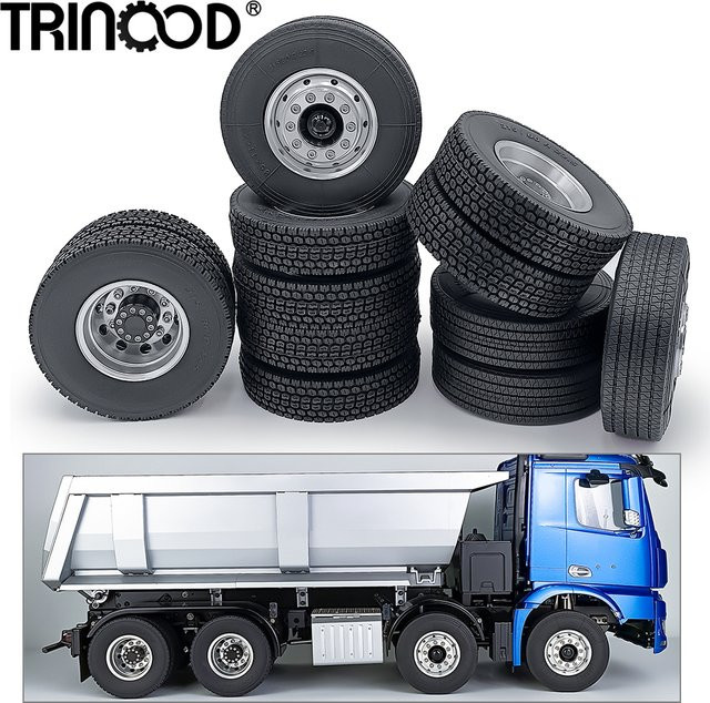 TRINOOD RC Truck 8x8 Rad-Reifen-Komplettset, Zubehör, 1:14 - Bild 1