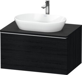 Duravit Waschtischunterschrank D-Neo, schwarz matt, wandhängend, B/T/H: 80 x 55 x 45,9 cm - Bild 1