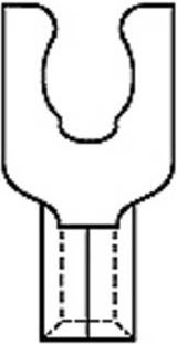 Molex 19098-0081 Gabelkabelschuh auf einer vollständigen Rolle - Bild 1