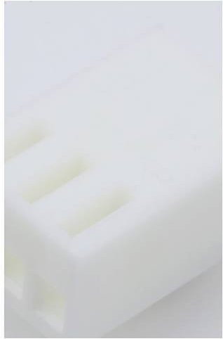 Molex Buchsengehäuse-Kabel in Weiß und Transparent mit 2,54 mm Rastermaß - Bild 1