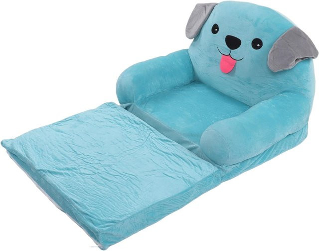 Aimo Kindersofa Blauer Welpe Klappbares Cartoon Schlafsofa für Kinder - Bild 1