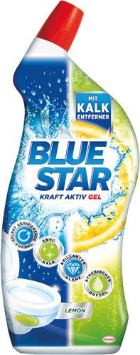 Blue Star WC Kraft Aktiv Gel Lemon mit Zitrone Duft, 700 ml - Bild 1