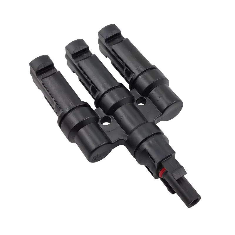 CNMAWAY Solar-PV-Photovoltaik-Solarstecker Set mit 3-zu-1 T-Zweig, IP67, Schwarz, männlich und weiblich, DIY-Solar-Kit für Parallelschaltung - Bild 4