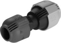Gardena Sprinklersystem Reduktionsverbinder Quick & Easy 32 mm - 25 mm in Grau und Schwarz - Bild 1