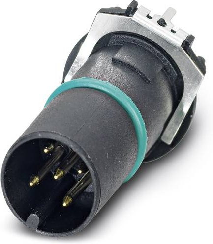 Phoenix Contact 1457539 Sensor-Aktor-Einbausteckverbinder M12 Kontaktträger in Schwarz, 5 Polzahl, 100 Stück - Bild 1