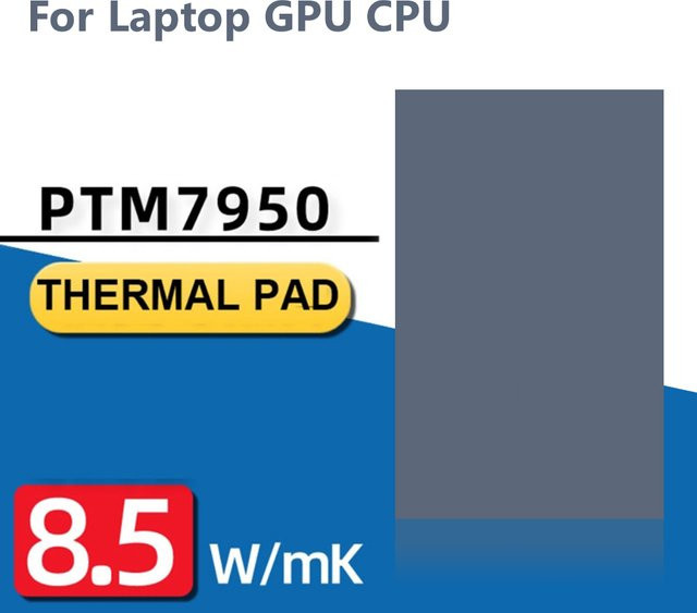 Honeywell PTM7950 Wärmeleitpad für Laptop CPU und GPU, Grau, 8,5 W/mK - Bild 1