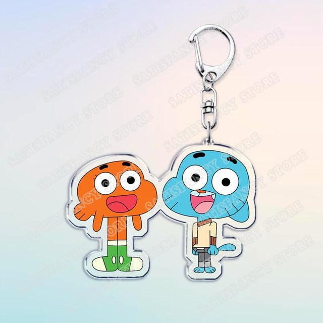 CHIC STUDIO Schlüsselanhänger Gumball Watterson, White, Unisex - Bild 1