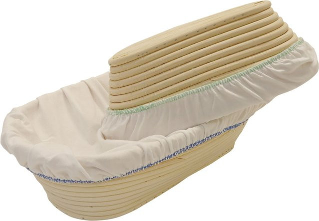 Schneider Gärtücher für rechteckige Gärkörbe, Weiß, Länge: 42 cm, Breite: 14 cm - Bild 1