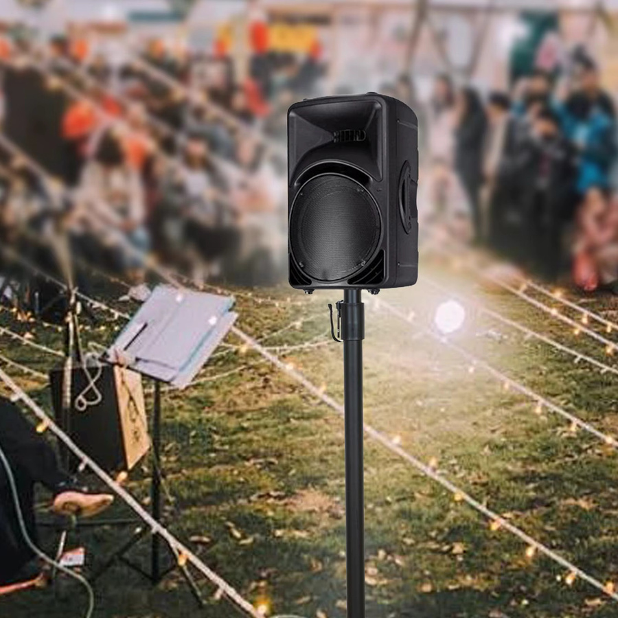MagiDeal Lautsprecherstange in Schwarz als professionelle Verlängerungsstange für Bühnen, Hochzeiten und Heimgebrauch - Bild 2