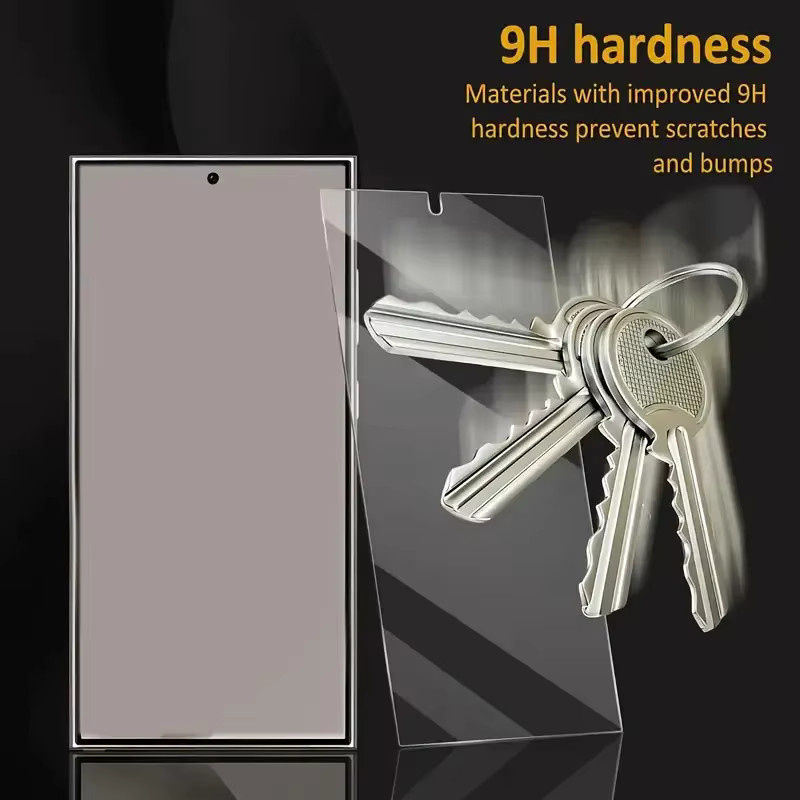 3er Pack Full Cover Displayschutzfolie aus gehärtetem Glas für Samsung Galaxy S25, transparent - Bild 3