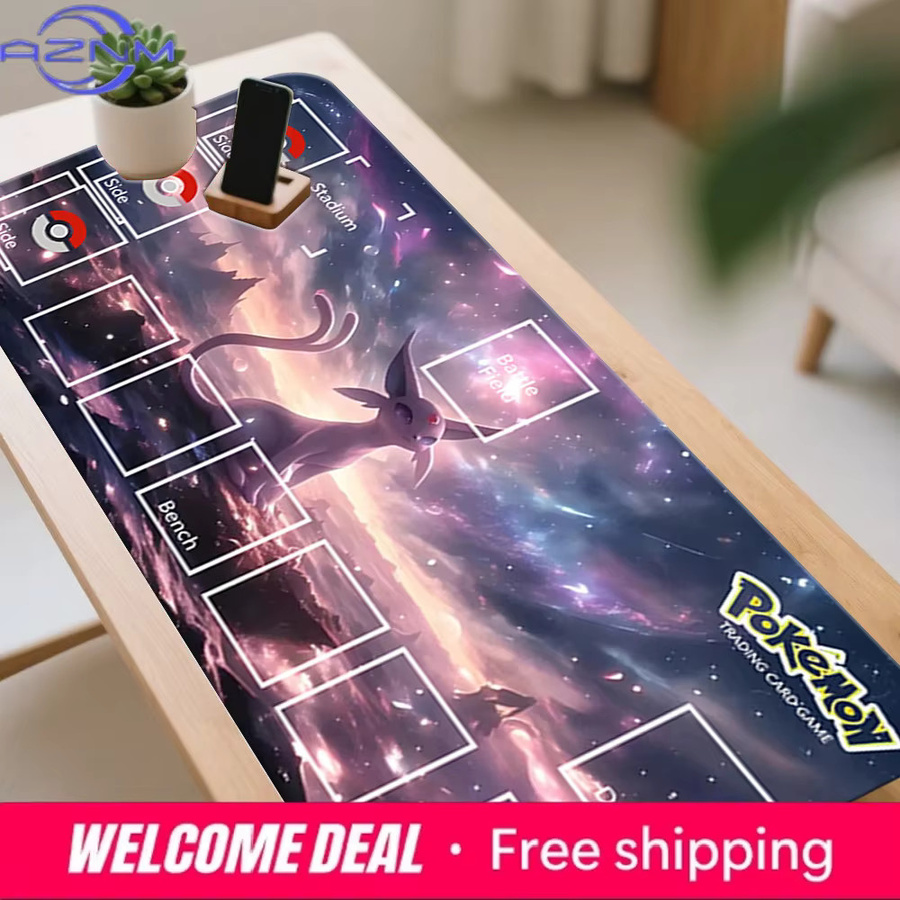 Potdemiel Pokémon Starry Sky Espeon TCG Spielmatte, rutschfest - Bild 5