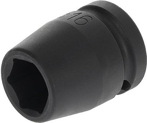 Gedore Kraftschraubersteckschlüsseleinsatz K 19 1/2 Zoll SW 16mm L 38mm aus Sonderstahl in Schwarz - Bild 1