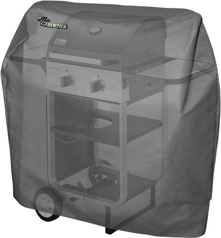 Mr. GARDENER Grillabdeckhaube aus Polyester, anthrazit-grau - Bild 1