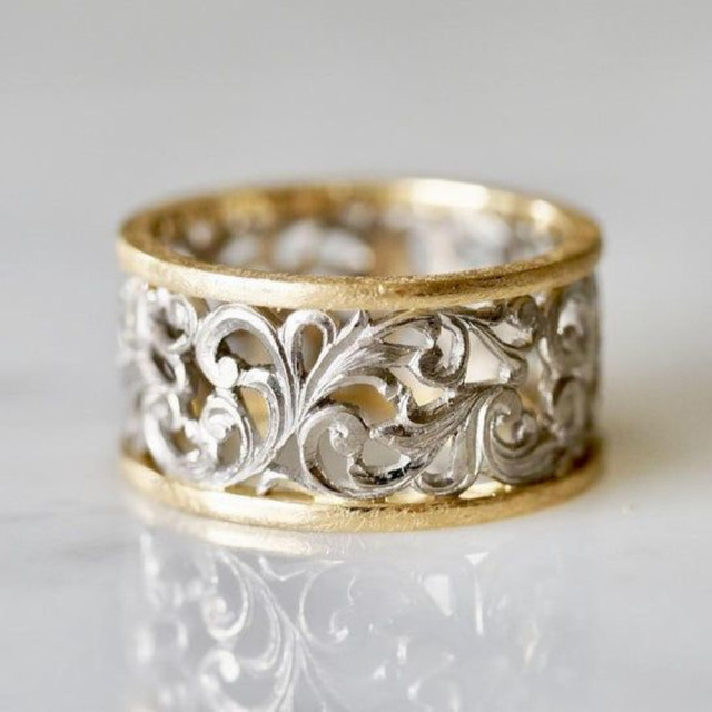 JYXIT Ring, zweifarbiges Kupfer, Bicolor, Damen - Bild 1