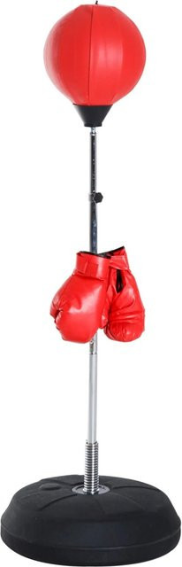 HOMCOM Boxsack aus Kunstleder in Rot, H x B x T: 144 x 43 x 43 cm - Bild 1