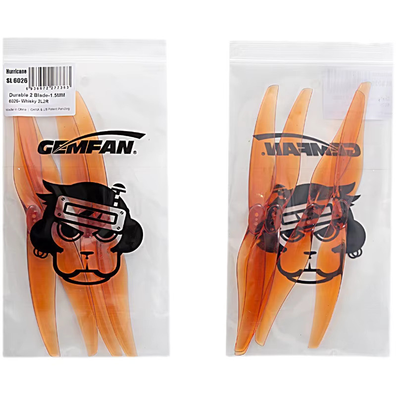 Gemfan Qianfeng Ultra Lightweight 6026 Dreiblatt-Propeller, Weiß, Kunststoff - Bild 2