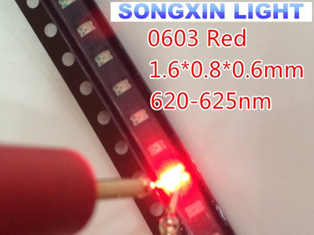 1000 Stück rote SMD LED Leuchtdioden für kleine Lampen - Bild 1