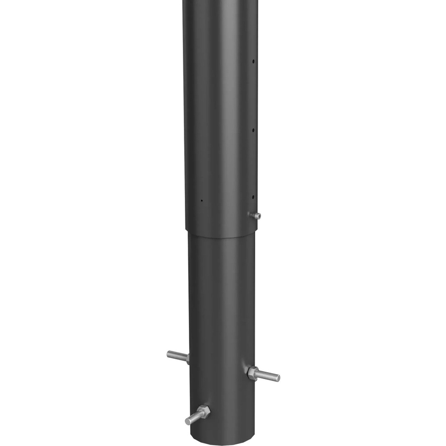 Biohort Steher für Sichtschutz zum Einbetonieren aus Stahlblech, Dunkelgrau-Metallic, Höhe: 90 cm - Bild 2