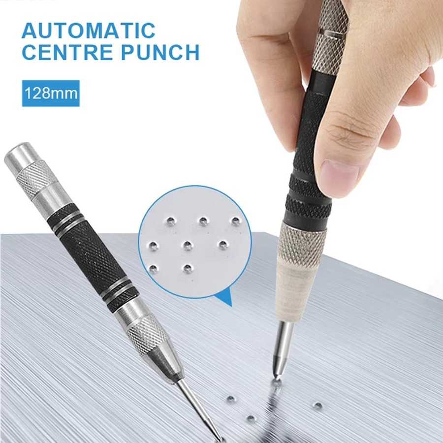 Vibratite Automatischer Körner aus High-Carbon-Stahl in Silber für Holz, Metall, Stahl und Aluminium - Bild 3
