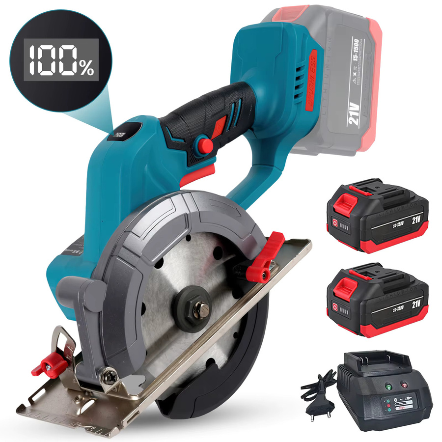 Makita LXT Bürstenlose Kompakt-Kreissäge für Holz, Metall und Keramikfliesen, Blau, Durchmesser: 150 mm - Bild 4