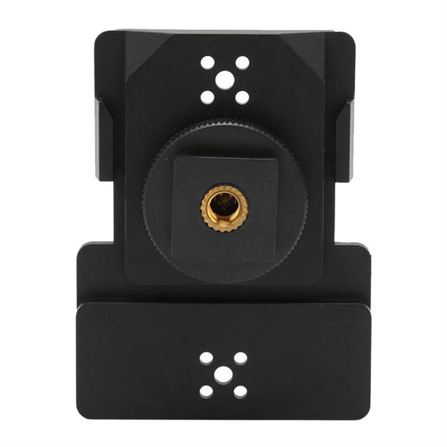 Supernew Kamera-Blitzschuhhalterung Montageadapter in Schwarz für EW 100 300 500 G3 G4 - Bild 1