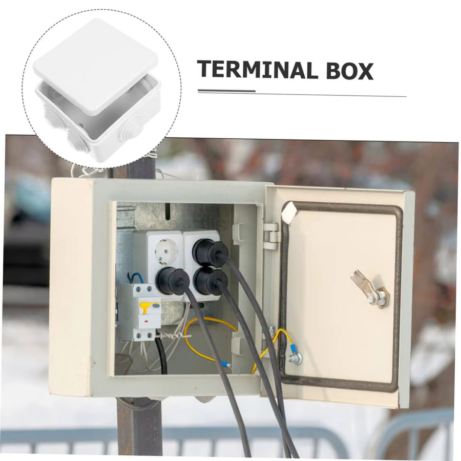 RA Wasserdichte IP65 Stromverteilerdose in Weiß für Hausautomation und elektrische Steuerkabelabzweigdose - Bild 2