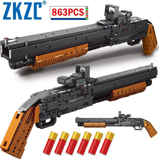 ZKZC Militär-Schrotflinte Scharfschützengewehr Sturmgewehr Baustein-Set, Polizei - Bild 1