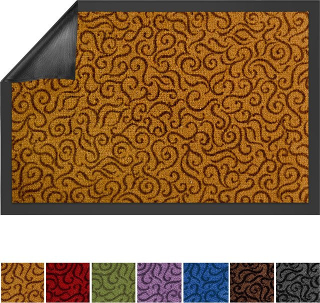 casapura Sauberlaufmatte Brasil in Messing-Beige mit grafischem Design aus Polyamid und Polypropylen - Bild 1