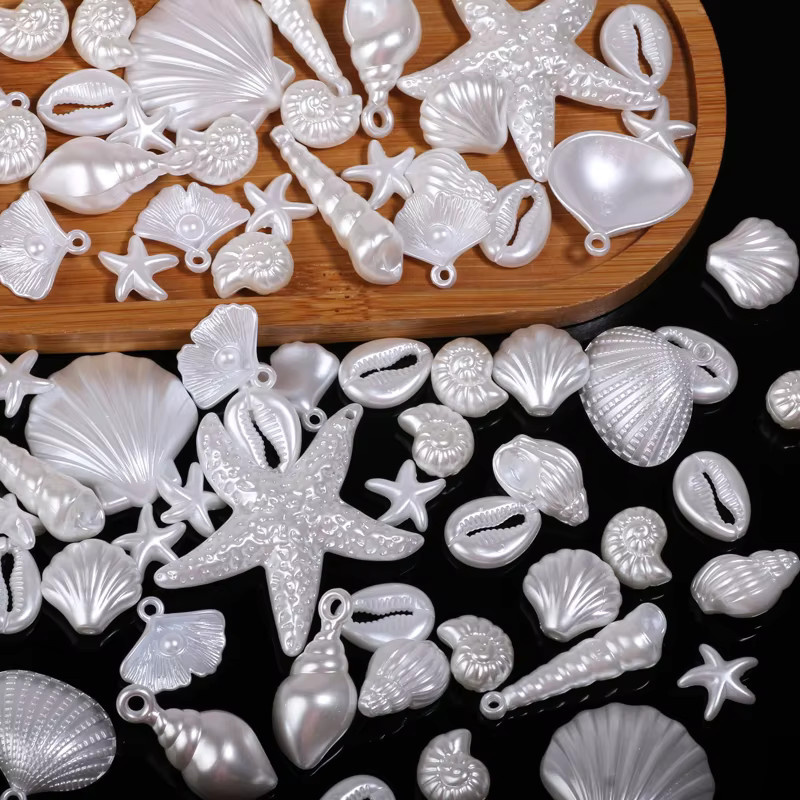 Laudsong Imitationsperlen, Acryl, Muschelform, farbig - Bild 4