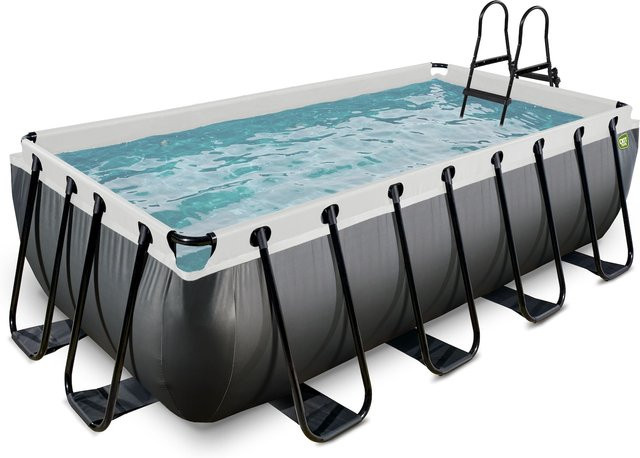 EXIT Toys Black Leather Pool mit Filterpumpe, schwarz, B/T/H: 400 x 200 x 100 cm - Bild 1