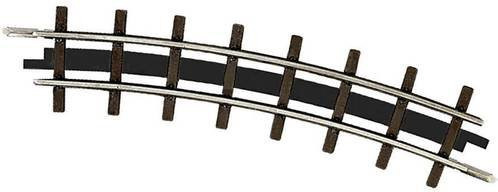 H0f Feldbahn Gleis 12332 Gebogenes Gleis aus Metall, 2 Stück - Bild 1