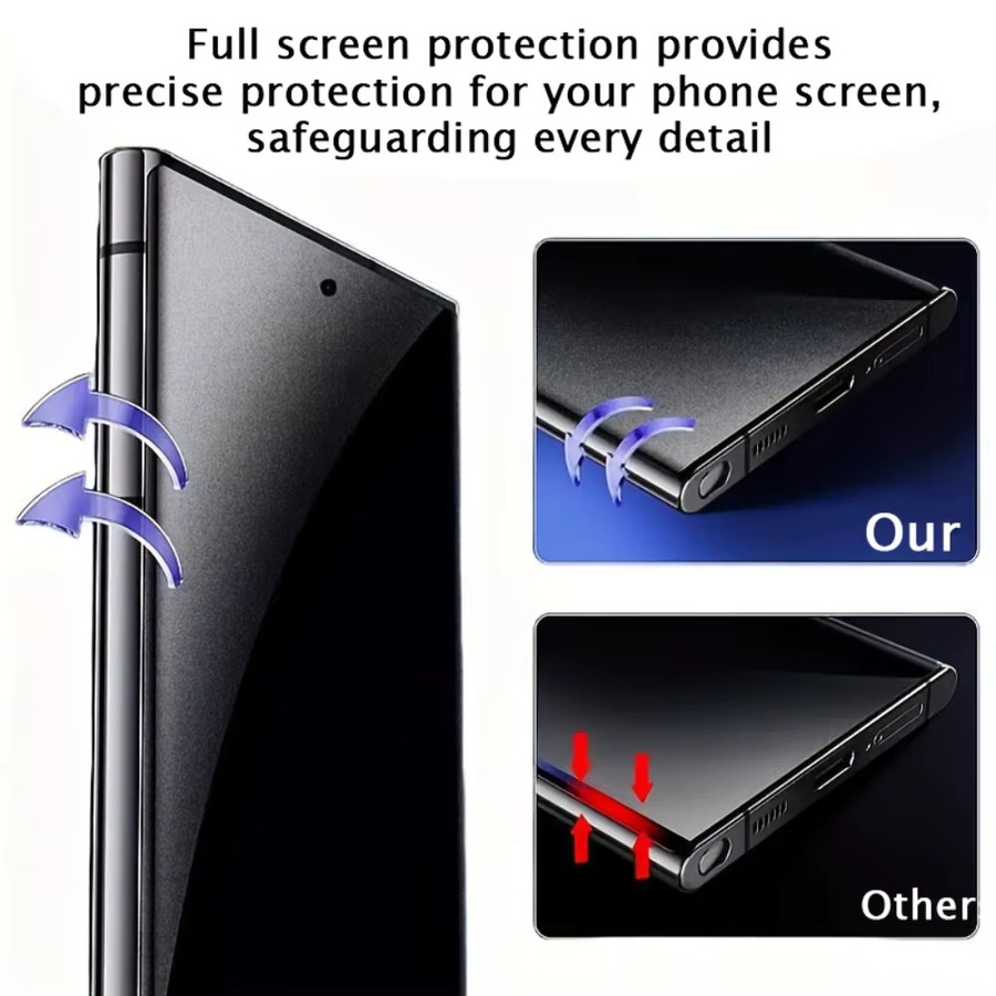 NNBILI 4er-Pack Matte Privatsphäre-Keramik-Displayschutzfolie für Samsung Galaxy S26 S25 S24 S23 S22 S21 Ultra FE - Bild 4
