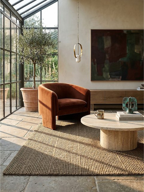 Wollteppich Kadima Design in Erdtönen Braun B: 200 cm, T: 290 cm - Bild 1