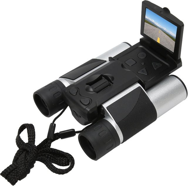 ZuiyouSports Digitales Fernglas mit 2,0 Zoll LCD-Display, Kamera-Funktion und USB-C Ladefunktion, Camcorder für Foto und Video in Schwarz und Silber - Bild 1