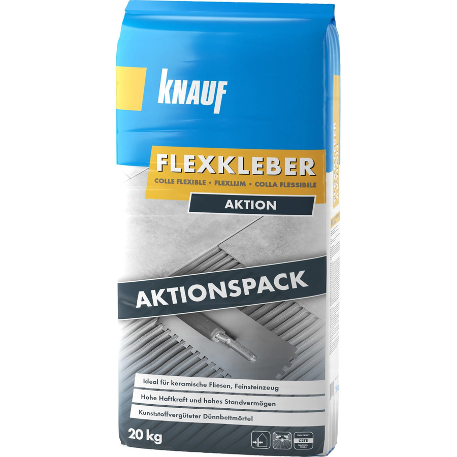 Knauf Flexkleber Grau 20 kg - Bild 2