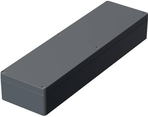 Bopla EUROMAS A 138 Industrie-Gehäuse aus Aluminium in Silber-Grau RAL 7001, B/T/H: 560 x 160 x 91 mm - Bild 1