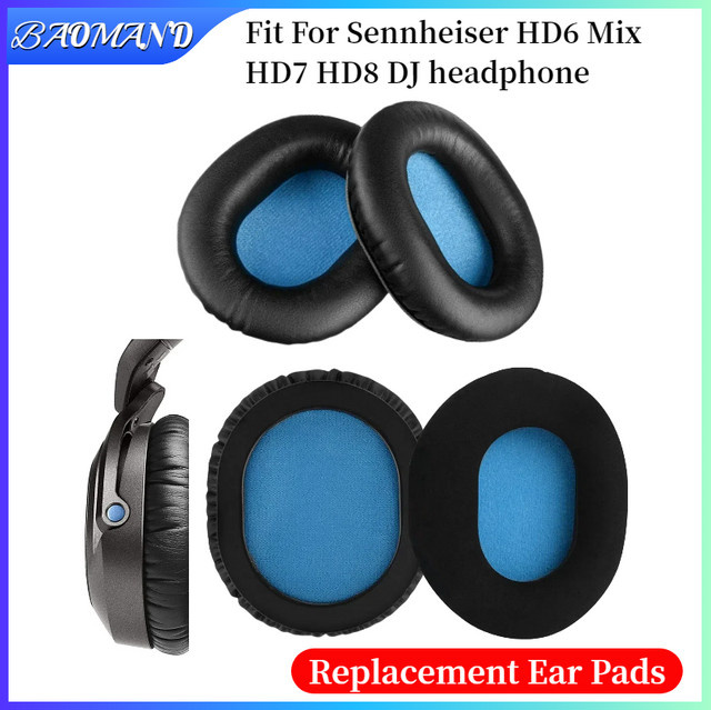 Sennheiser Ersatz-Ohrpolster aus weichem Memory-Schaum für HD6 Mix HD7 HD8 DJ-Kopfhörer - Bild 1