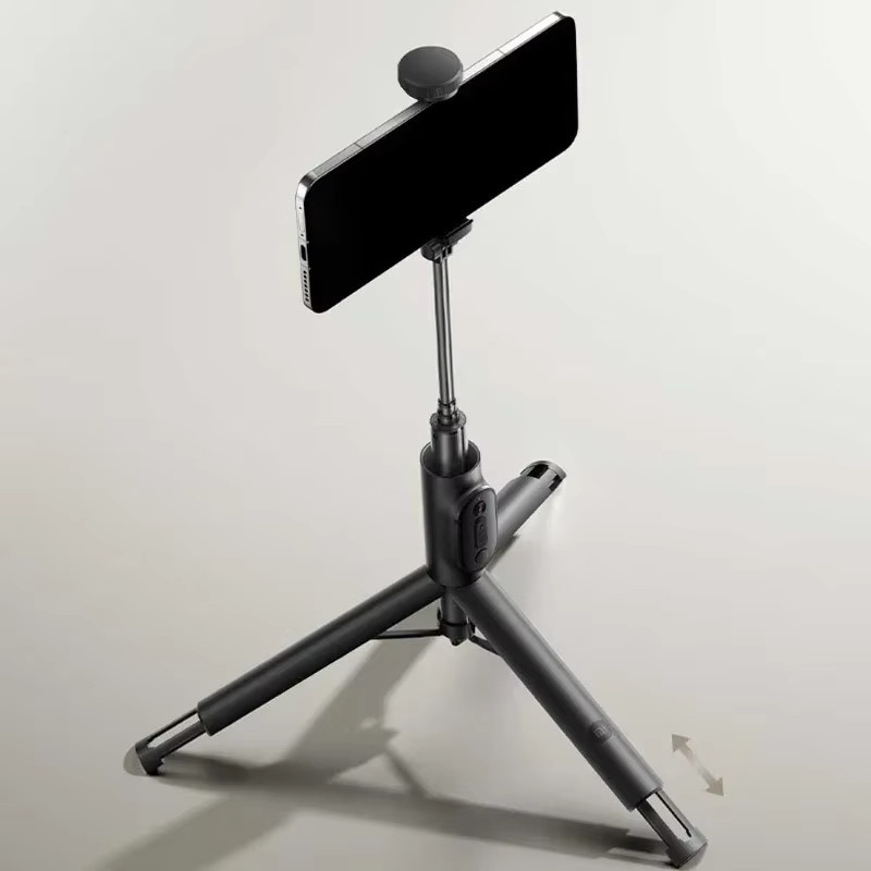 Xiaomi Mijia Zoom-Ständer Selfie Stick 2 Stativ in Schwarz mit Bluetooth-Fernbedienung, faltbar und ausziehbar bis 830 mm, 360 Grad drehbar - Bild 3