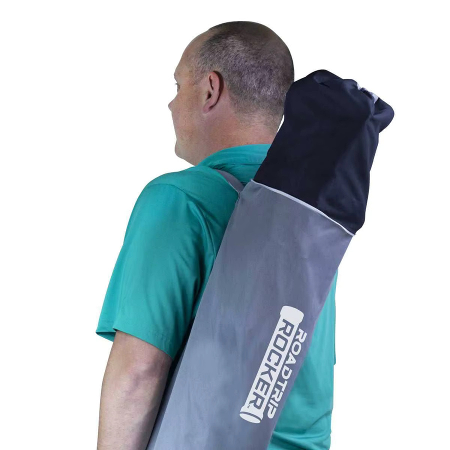 GCI RoadTrip Rocker faltbarer Schaukelstuhl mit Armlehnen in Navy Blue Topo - Bild 3